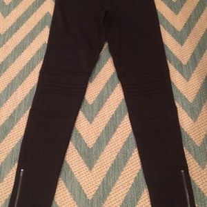 Express ponte knit moto legging